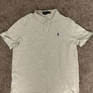 Polo by Ralph Lauren Light Gray Polo Shirt for Men